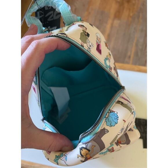 Loungefly Disney Pets Love Backpack + Card Holder Bundle - Picture 7 of 8